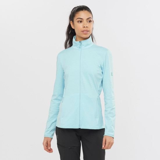 Salomon Γυναικεία ζακέτα Outrack Full Zip Midlayer Salomon Γυναικεία ζακέτα Outrack Full Zip Midlayer